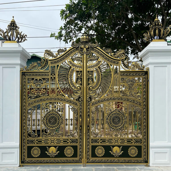 Cổng nhôm đúc mẫu C-020