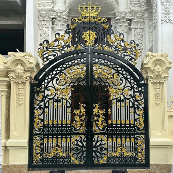 Cổng nhôm đúc mẫu C-023